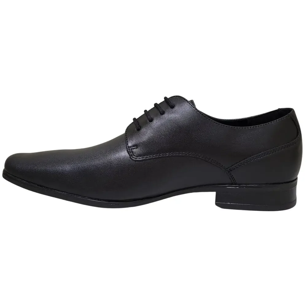 Calvin Klein Men Brodie Lace Up Derby Oxfords Size US 10M Black Leather